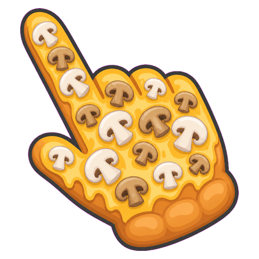 Mushroom Pizza Cursor pointer cursor