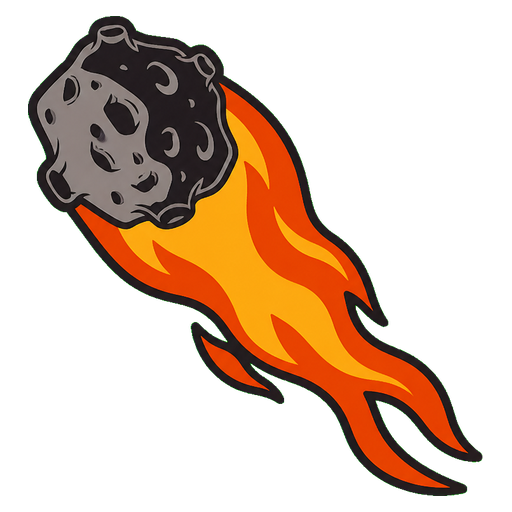 Flaming Meteor Cursor default cursor