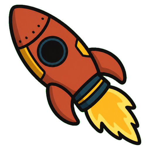 Retro Rocket Cursor default cursor
