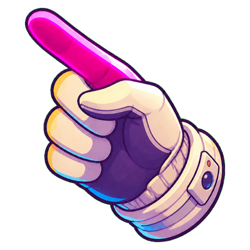 Neon Astronaut Glove Cursor animation frame 4