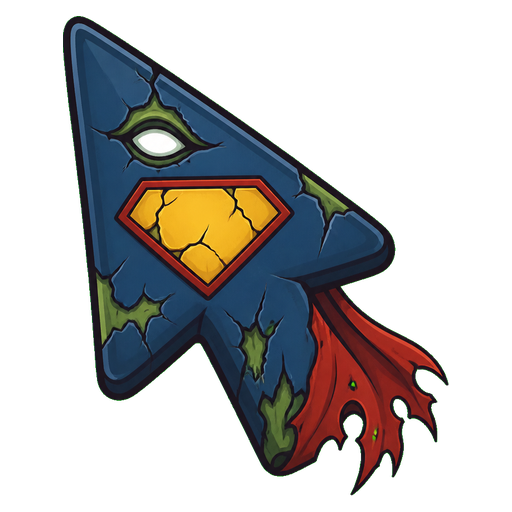 Zombie Superman Cursor default cursor