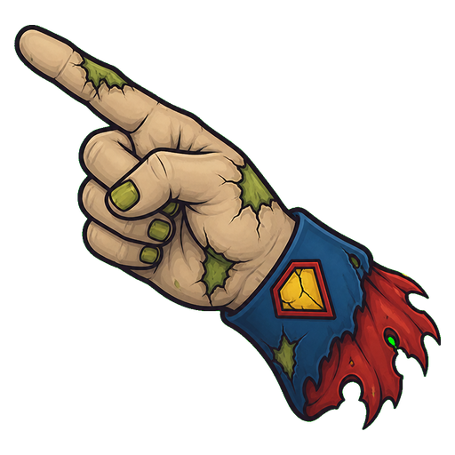Zombie Superman Cursor pointer cursor