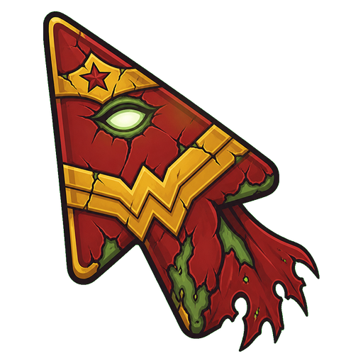 Zombie Wonder Woman Cursor default cursor