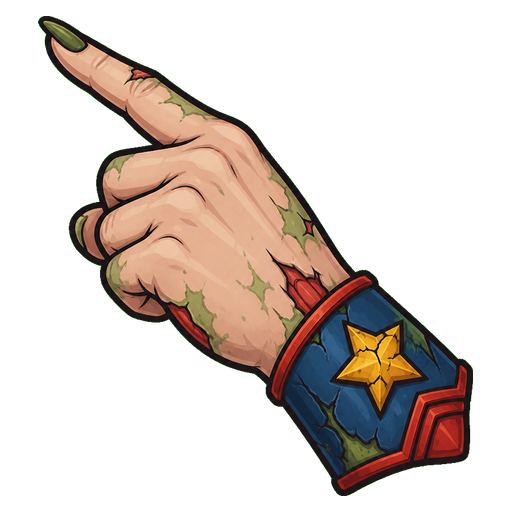 Zombie Wonder Woman Cursor pointer cursor