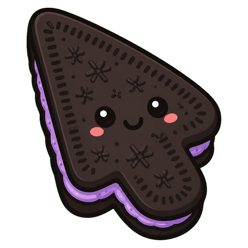 Oreo Lavender Cursors default cursor