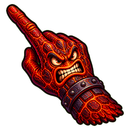 Inferno Monster Animated Cursor pointer cursor