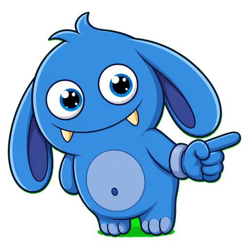 Flop Bunny Monster Cursor pointer cursor