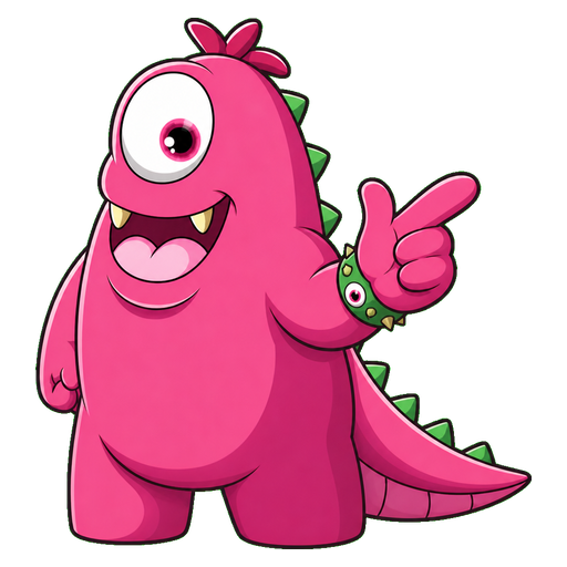 Spike Grin Monster Cursor pointer cursor