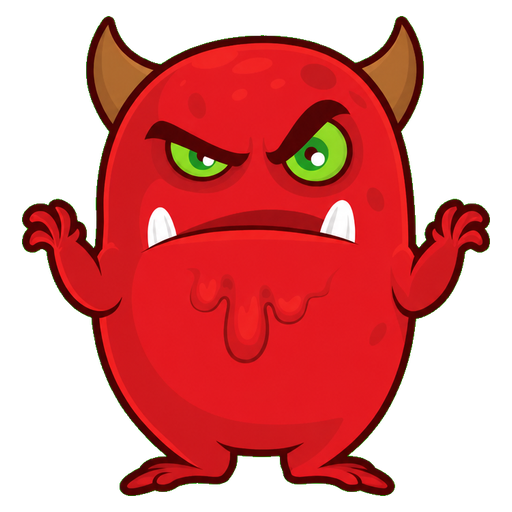 Grumpy Imp Monster Cursor default cursor