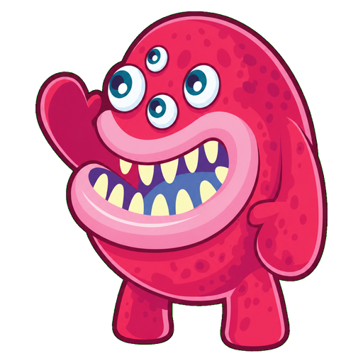 Quad Eye Gloop Monster Cursor default cursor