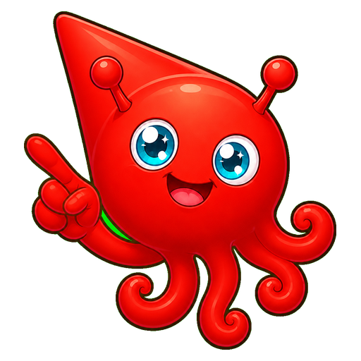 Bubble Octo Monster Cursor pointer cursor