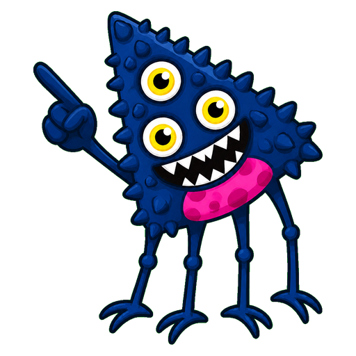 Midnight Spike Monster Cursor pointer cursor