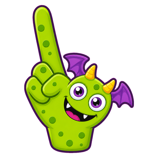 Lime Bat Monster Cursor pointer cursor
