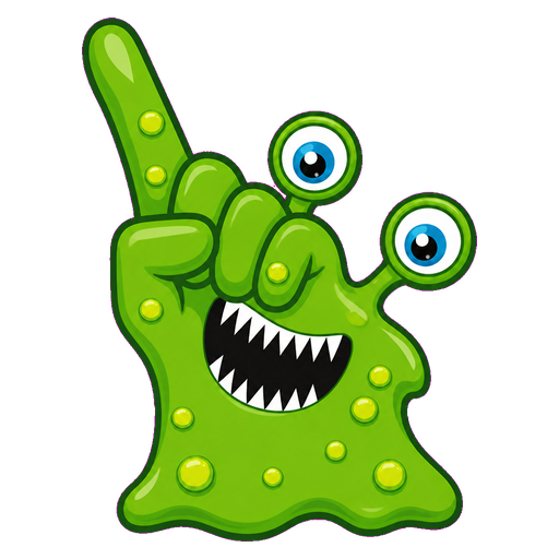 Goo Slime Monster Cursor pointer cursor