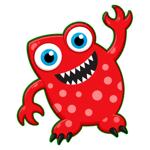 Cherry Dot Monster Cursor default cursor
