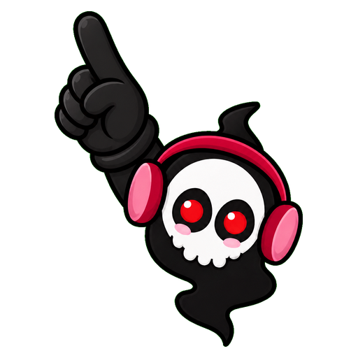Beats Skull Ghost Monster Cursor pointer cursor