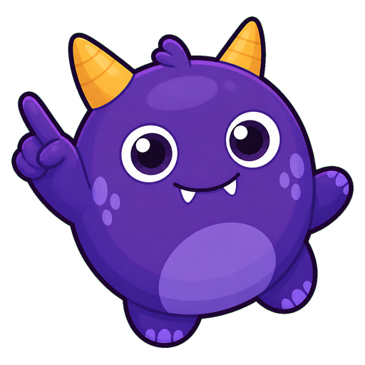 Plum Horn Monster Cursor pointer cursor