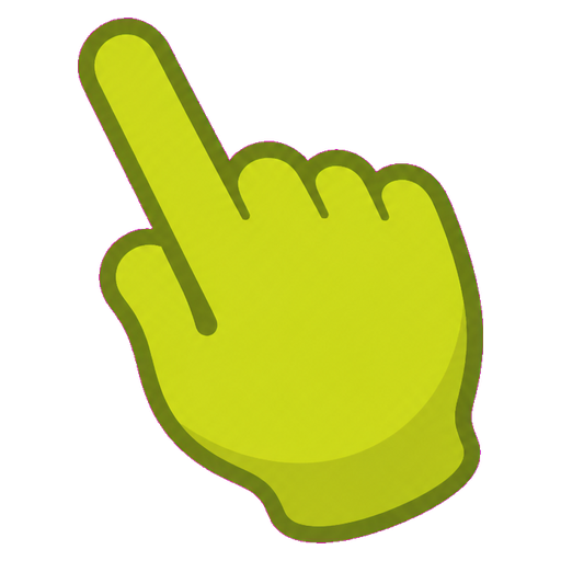 Mint Stalk Monster Cursor pointer cursor