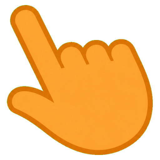 Tangerine Trieye Monster Cursor pointer cursor