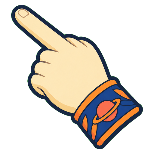 Sunset Comet Voyager Animated Cursor pointer cursor