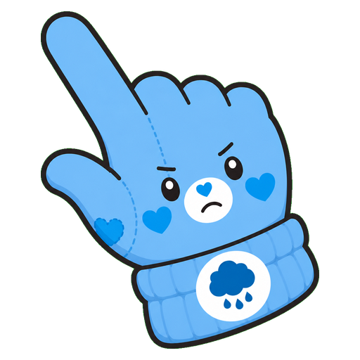 Grumpy Bear Animated Cursor pointer cursor