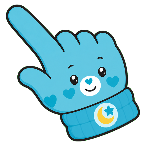 Bedtime Bear Animated Cursor pointer cursor