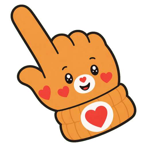 Tenderheart Bear Animated Cursor pointer cursor