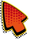Comic Cursor default cursor