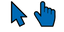 Blue Black Cursor