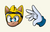 Ray The Flying Squirrel Cursor