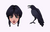 Wednesday Addams and Crow cursor