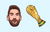 Messi and World Cup cursor