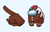 Among Us Gingerbread cursor