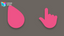 Oreo Pink Cursors