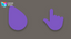 Oreo Purple Cursors