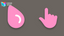 Oreo Spark Light Pink Cursors