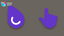 Oreo Spark Violet Cursors