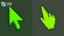 Green Pixel Cursor