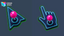 Game Arcade Joystick Cursor
