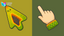 Papaya Tropical Cursor