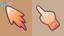 Peach Comet Cursor