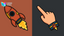 Retro Rocket Cursor