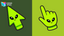 Neon Alien Cursor