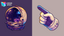 Neon Astronaut Glove Cursor