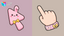 Easter Bunny Pastel Cursor