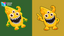 Golden Curl Monster Cursor