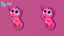 Blush Spike Monster Cursor