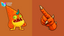 Tangerine Horn Monster Cursor