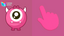 Bubble Cyclops Monster Cursor