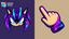 Nebula Darkspine Sonic Animated Cursor